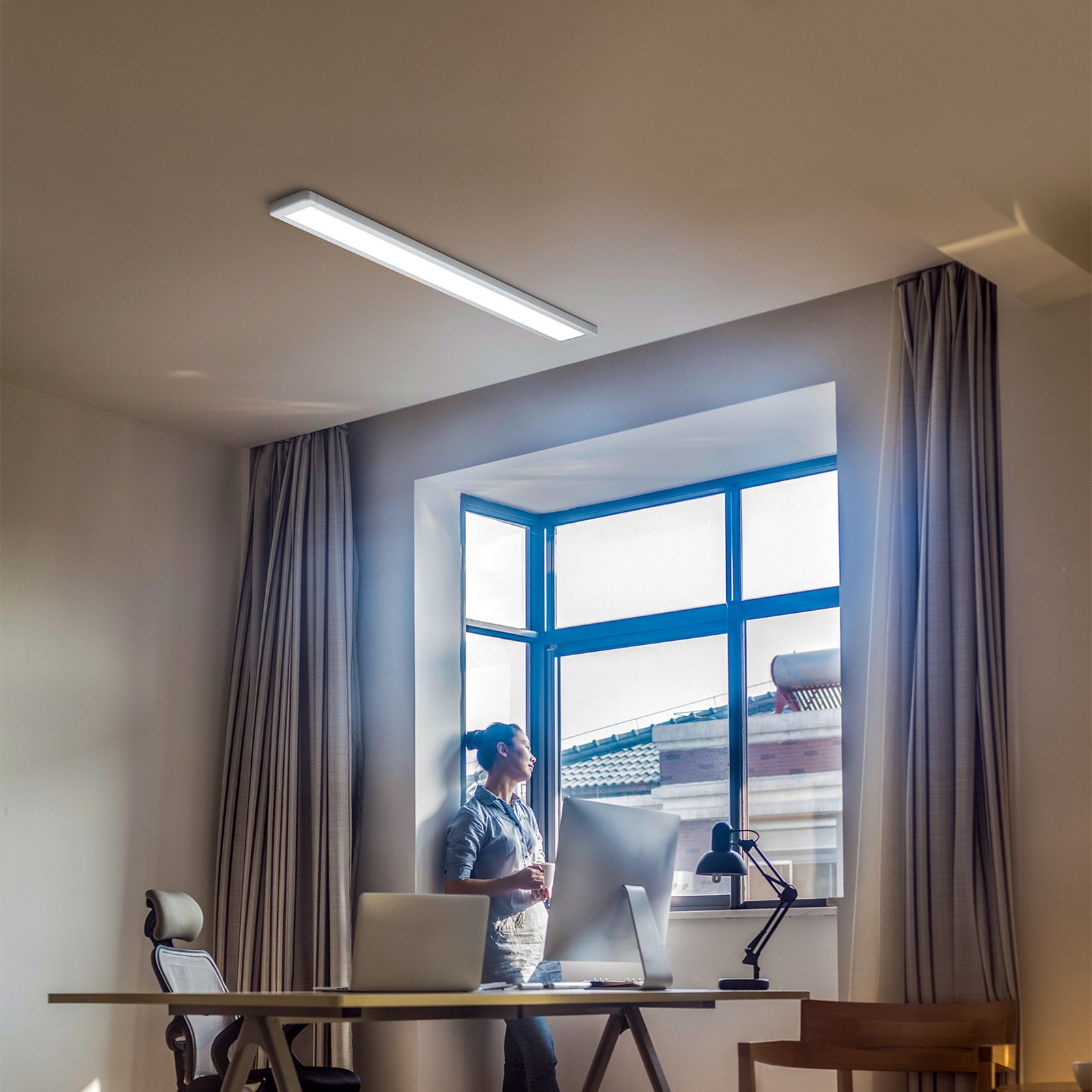 OSRAM LED mennyezeti világítás OFFICE LINE, fehér, 122 cm, fém