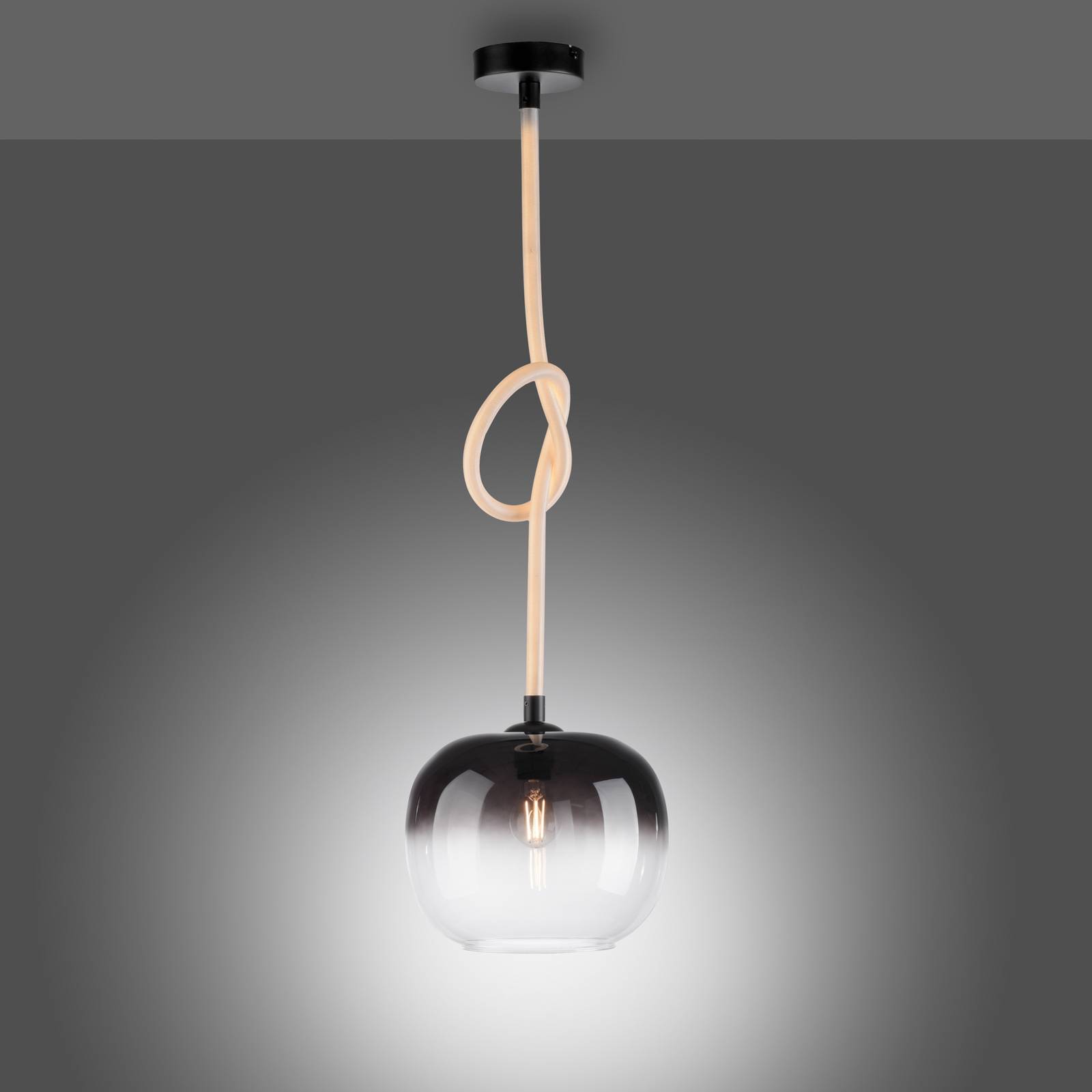 Lampa wisząca Luma ze szkła 1-punktowa