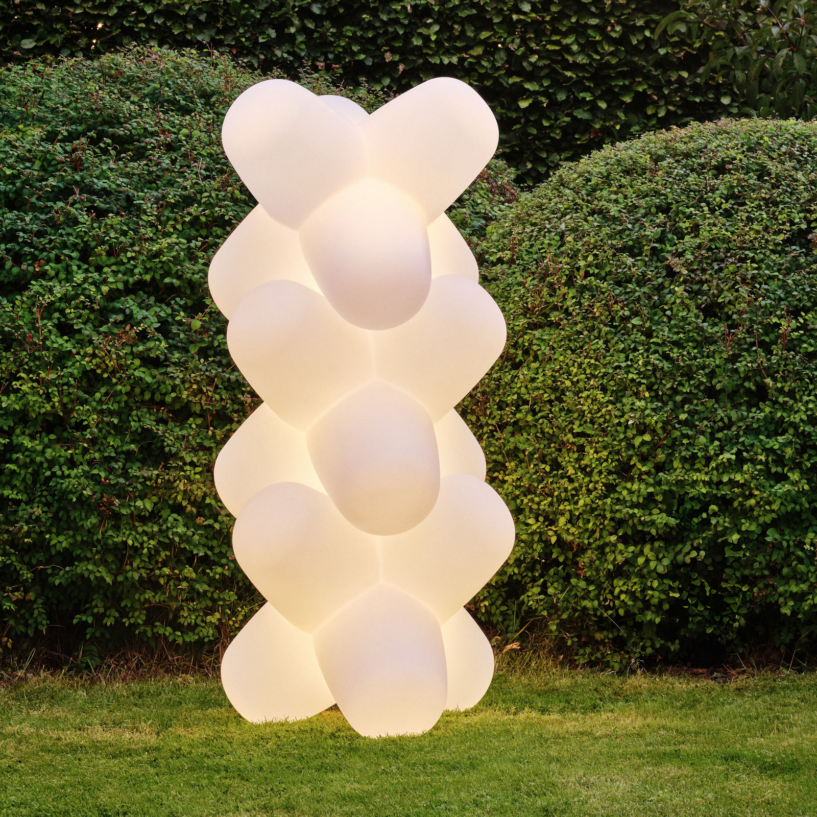 Tom Dixon LED baterijska namizna svetilka JACK, bela, 58 x 58 cm, IP65