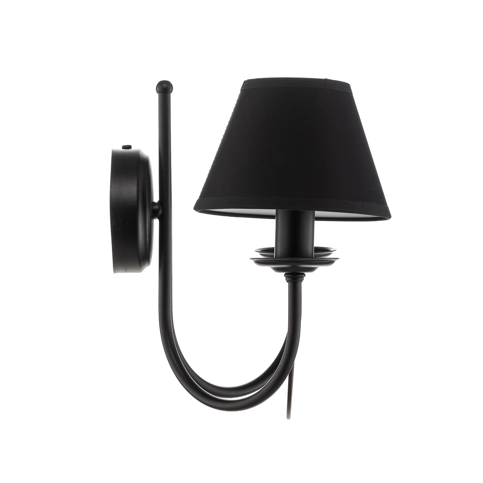 Wandlamp Bona, 2-lamps, zwart