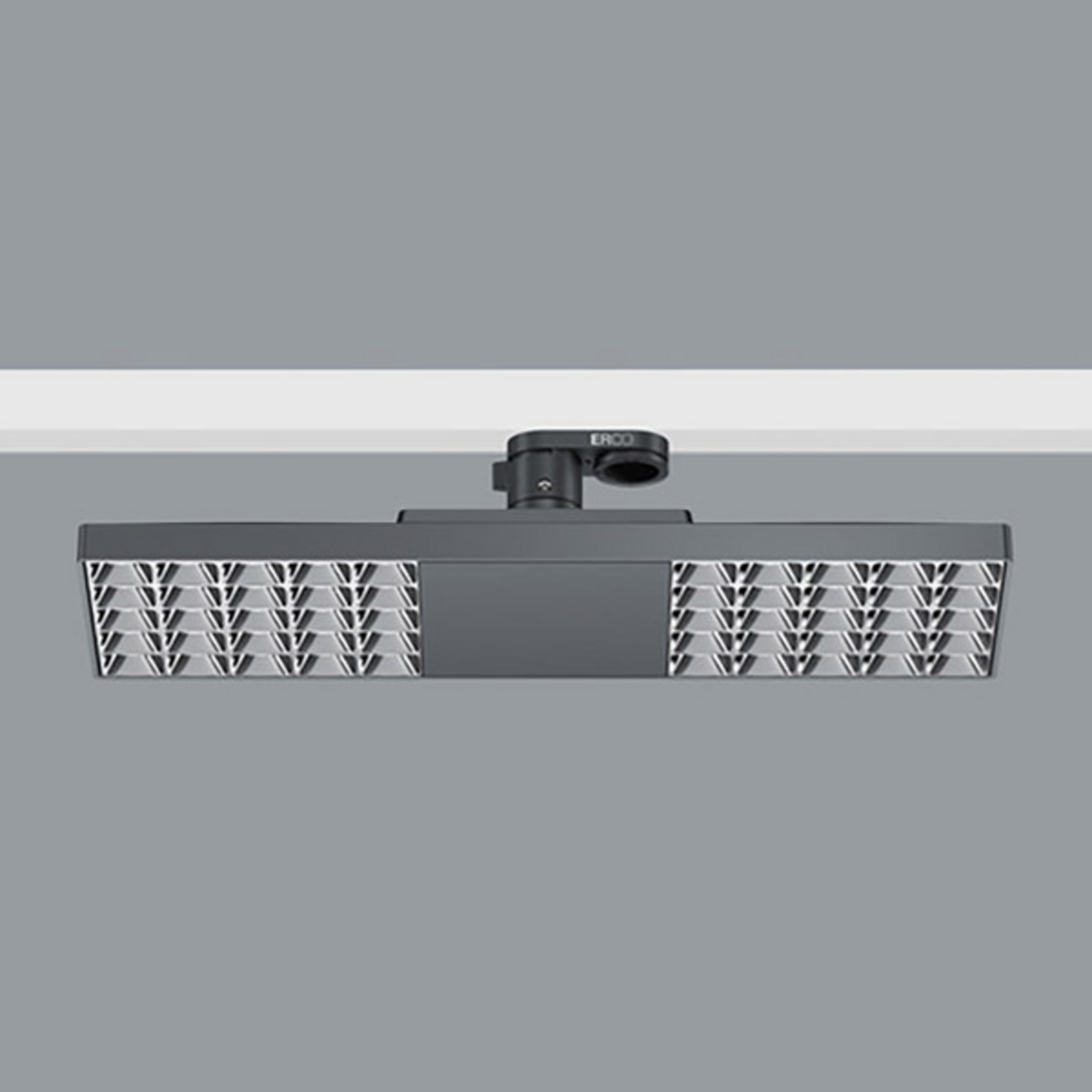 ERCO Jilly 230V 15W oval wide 830 noir/argent
