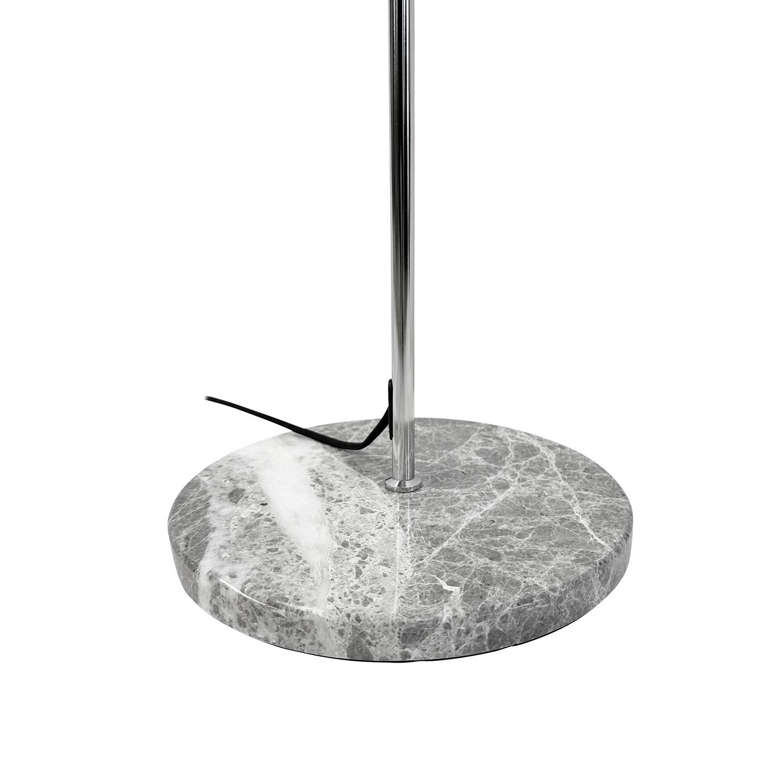 Lampa podłogowa Dyberg Larsen Stockholm, wysokość 143 cm metal/marmur