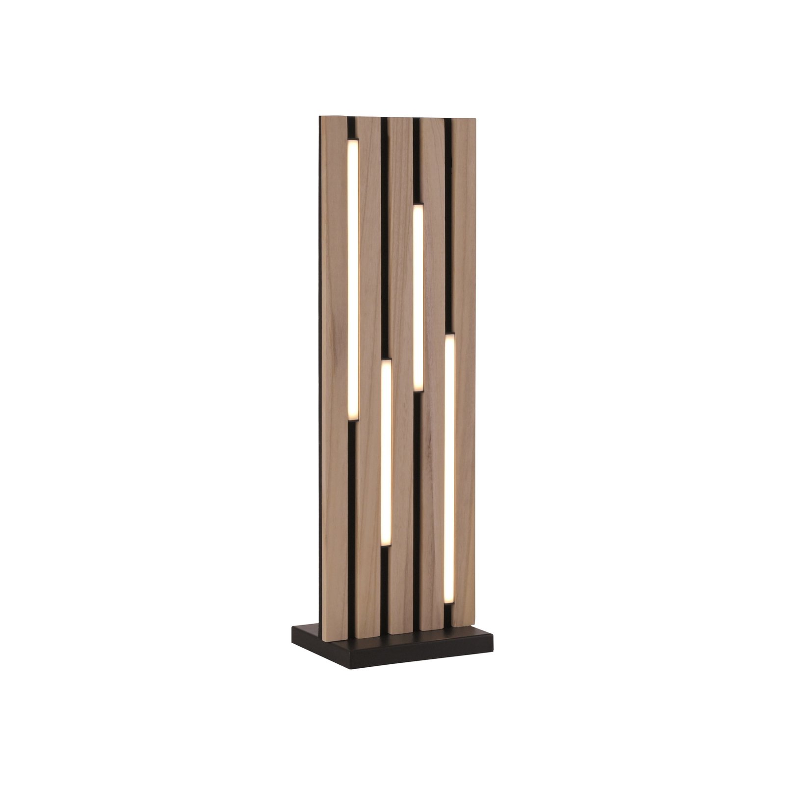 Paul Neuhaus Smart LED stalinis šviestuvas Q-Acoustic wood aukštis 60 cm