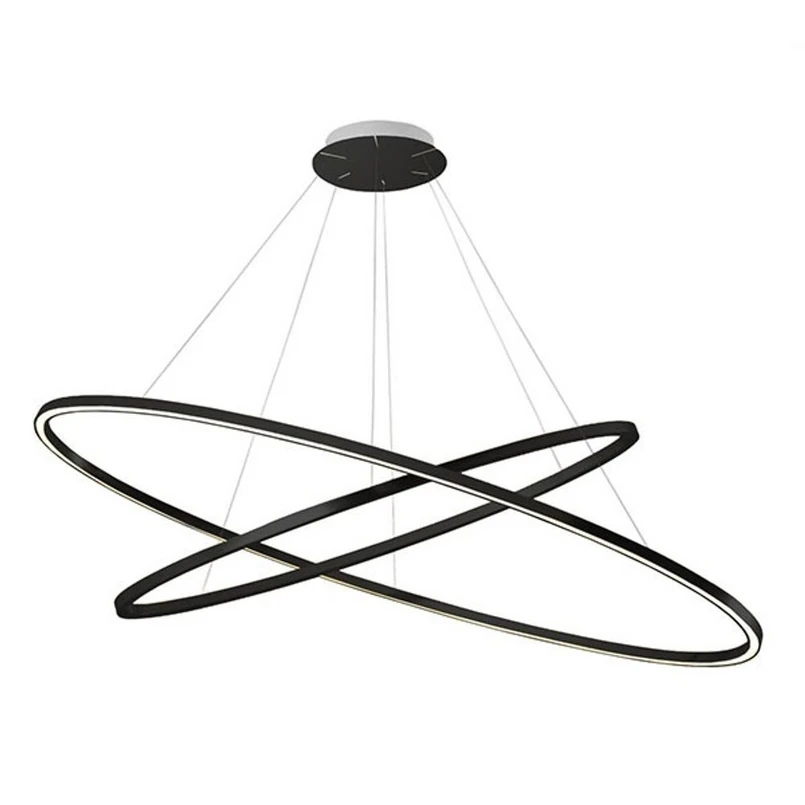 Nemo - Ellisse Double Pendel Black  Lighting