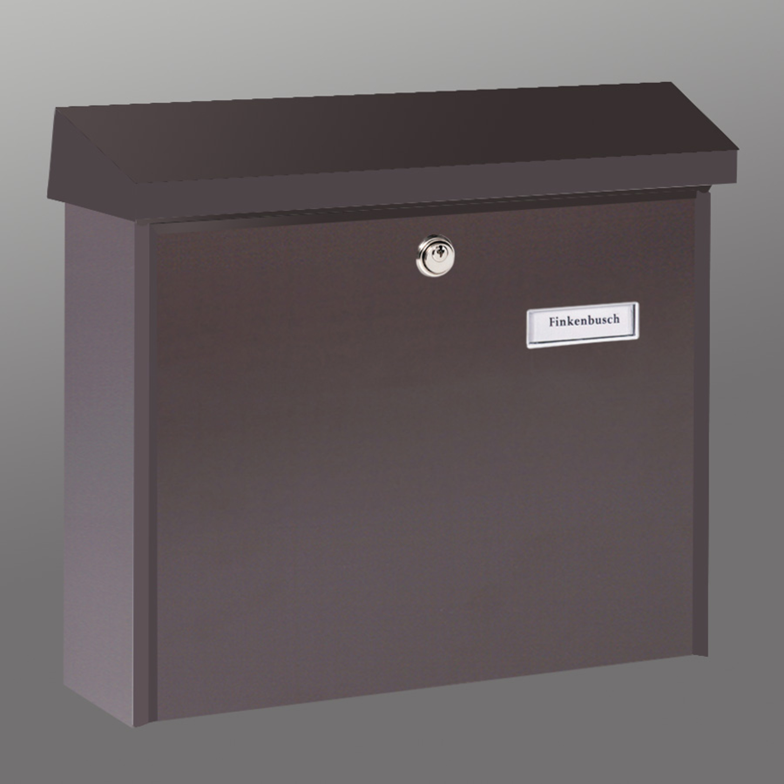 Jednoduchá poštová schránka AMSTERDAM hnedá