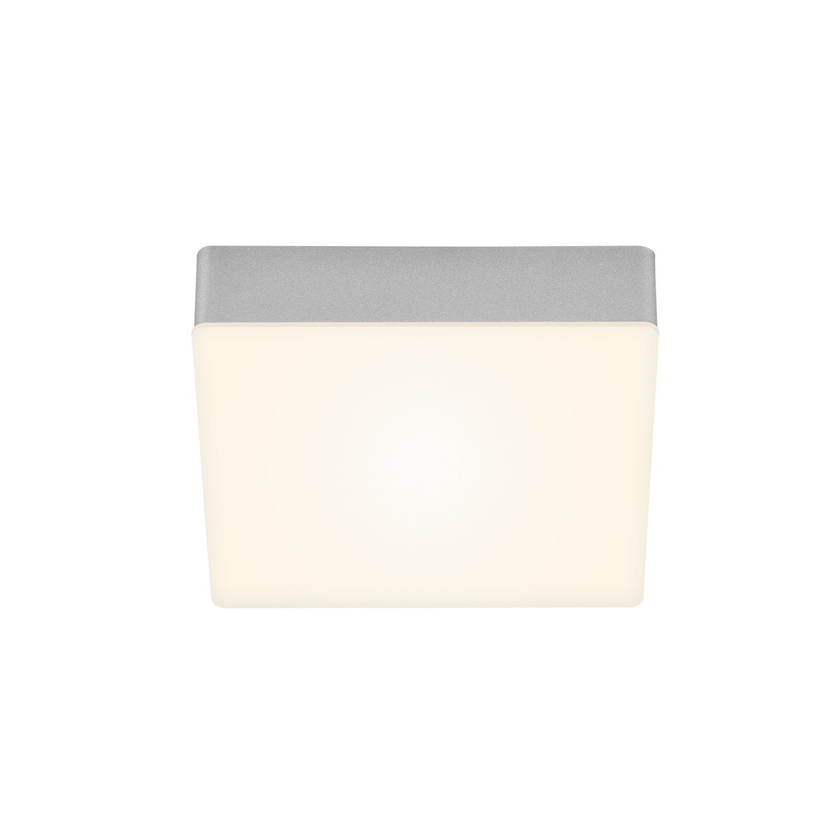 Flame LED mennyezeti lámpa, 15,7 x 15,7 cm, ezüst színű