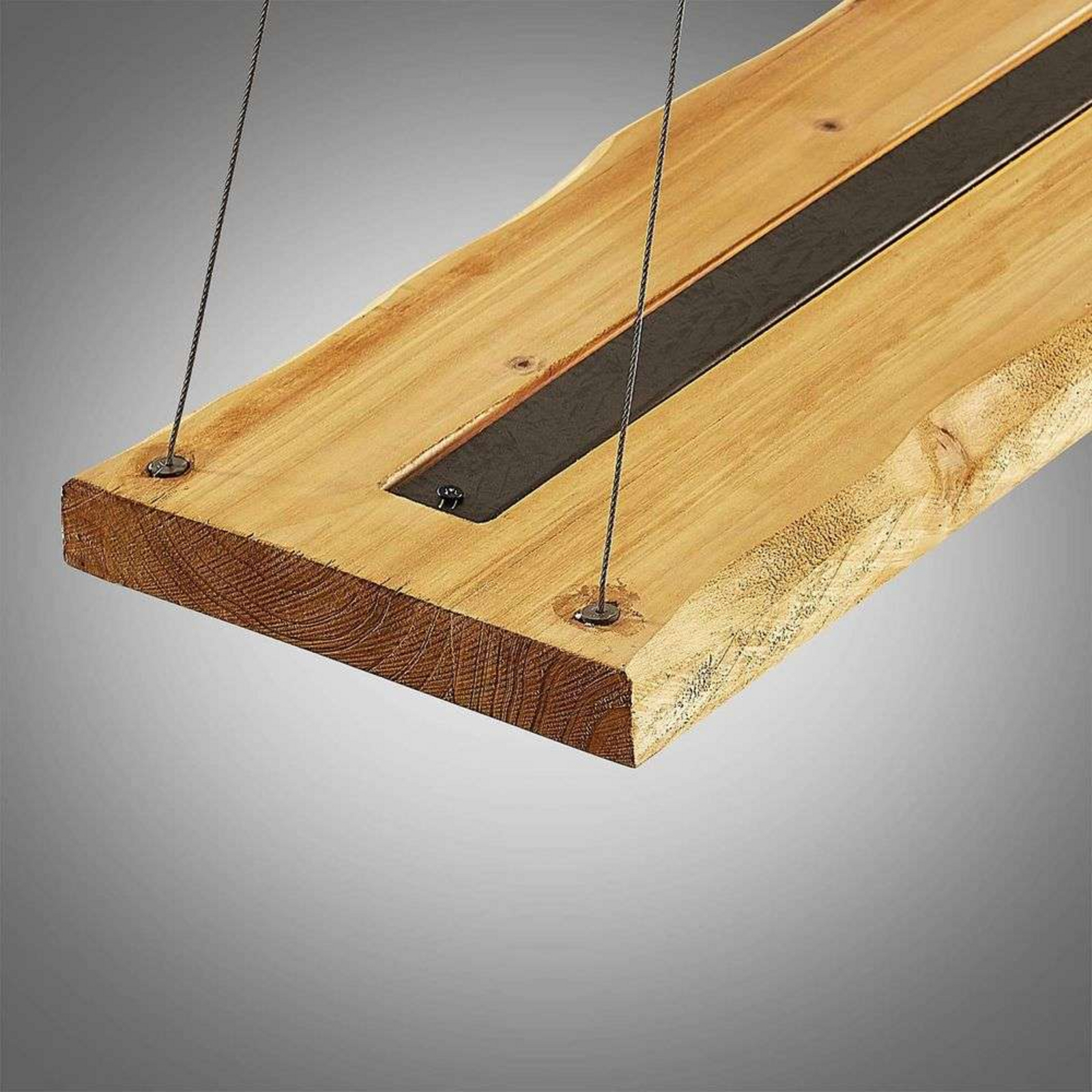 Nesaja LED Závěsná Lampa Wood - Lindby