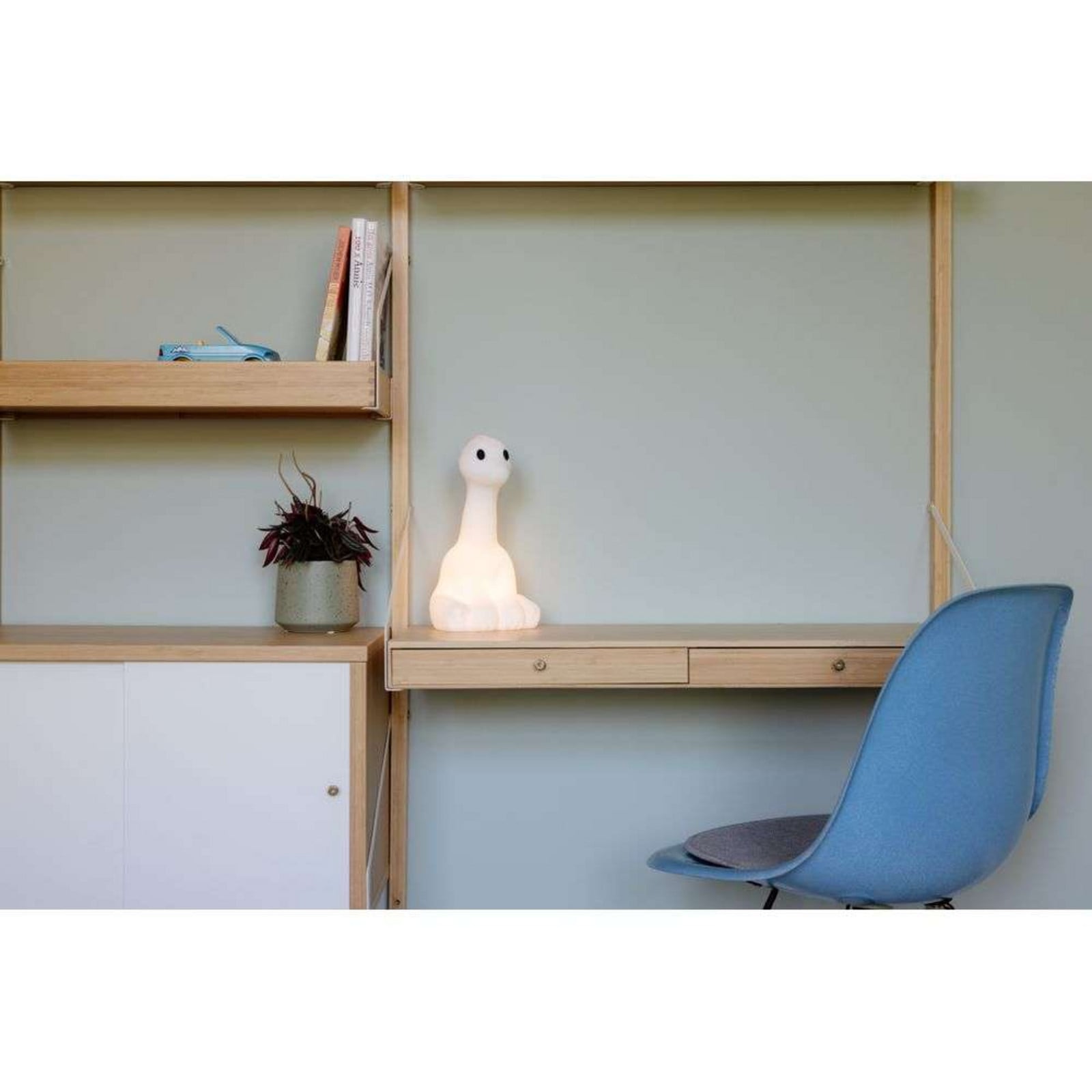 Nova First Light LED-batteridrevet bordlampe, hvid – Mr Maria - Børneværelse - Ungdommelig - Plastik billede
