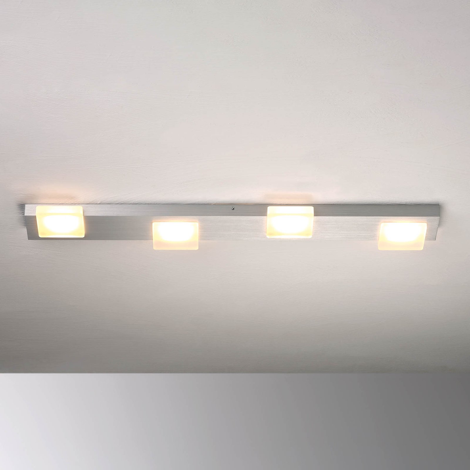 Bopp Lamina LED ceiling light, four-bulb