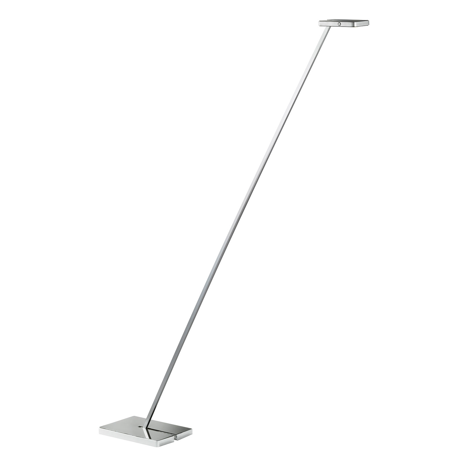 Fischer & Honsel Lincoln LED floor lamp with a 3-level dimmer, for Workroom / Office, metal, 9 W, energy efficiency: A+, W: 14 cm, H: 123 cm
