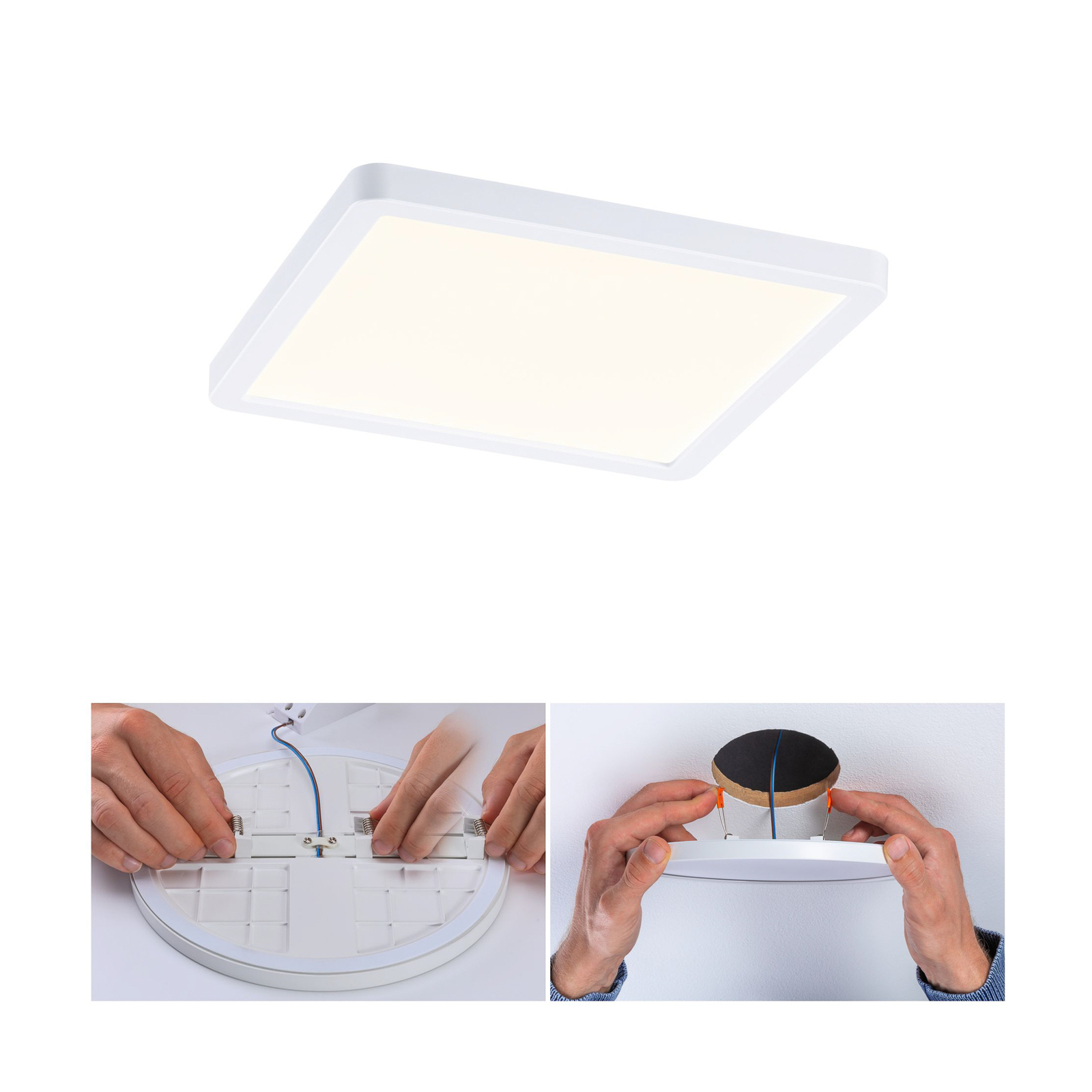 Pannello LED Paulmann Areo 3.000K bianco angolare