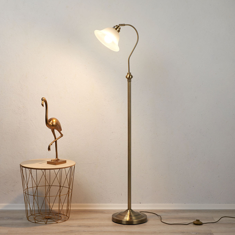 Incantevole lamp pavimento BJANE ottone antico