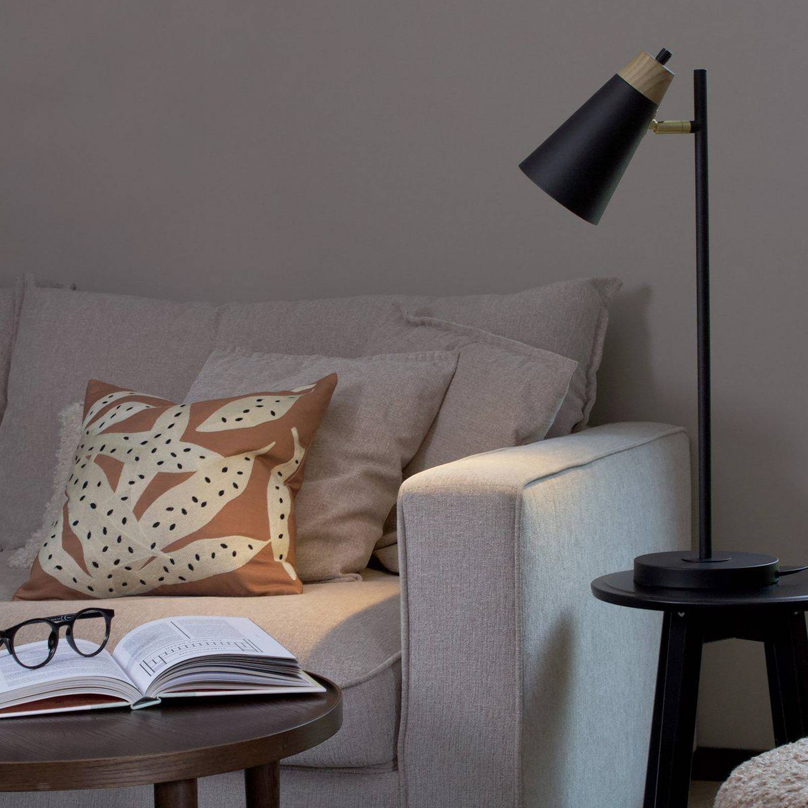 PR Home Tischleuchte Wien, schwarz, Höhe 64 cm, GU10, Metall günstig online kaufen