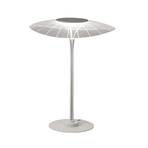 Lampă de masă LED Vela, alb/transparent, 36cm, acrilic, dimmer