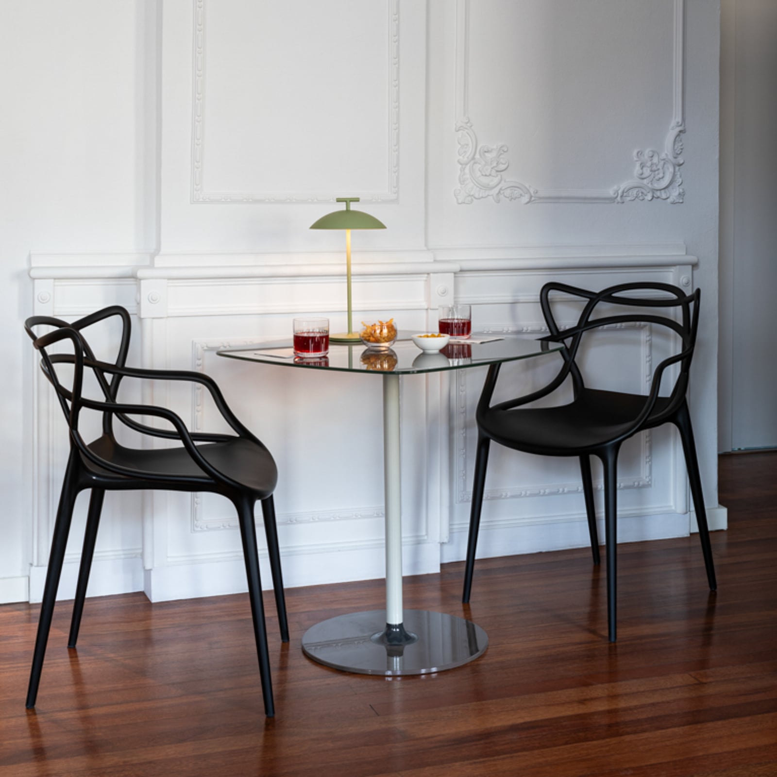 Masters chair, black, height 83 cm - Kartell