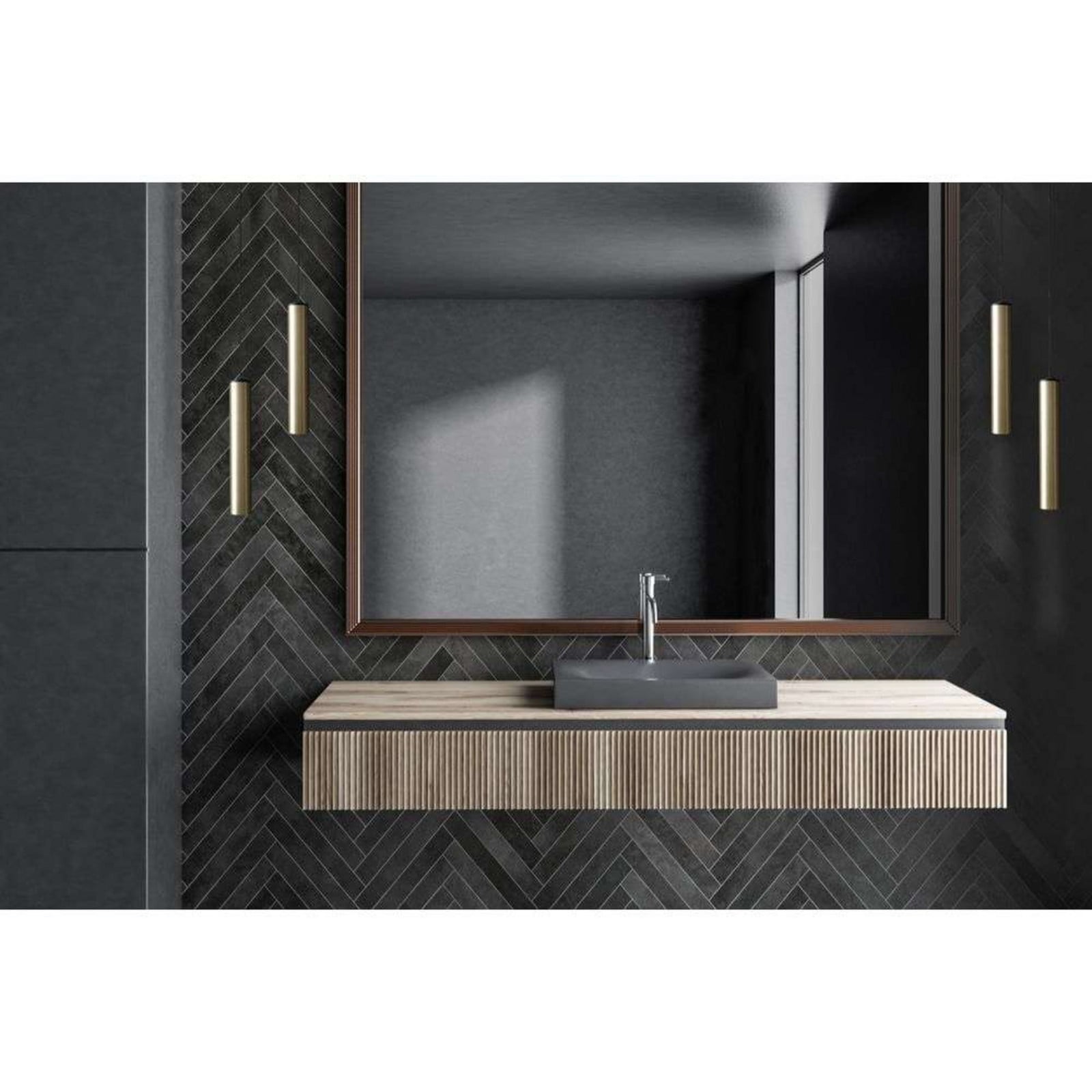 Tube Flex Taklampa M&auml;ssing ANTIDARK - Vardagsrum - Metall