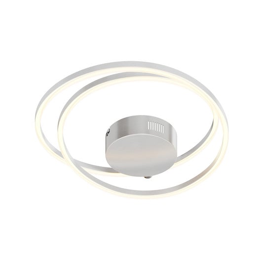 Lindby Plafoniera da esterno Lurinda, 10,5 cm, nero, alluminio