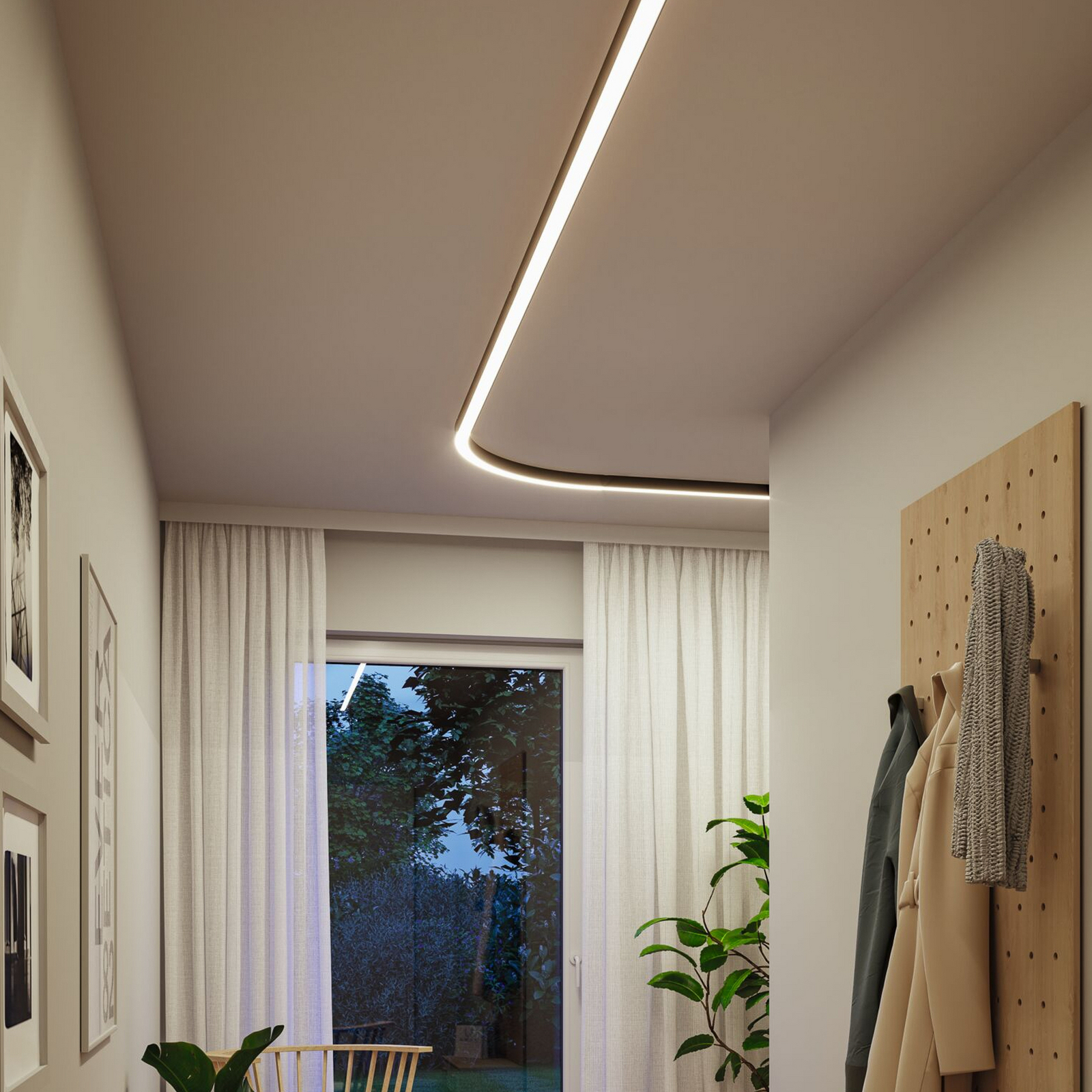 Sistema de canalización de luz Linion de Paulmann, negro, 38 W, aluminio Sistema de canalización de luz Linion de Paulmann, negro, 38 W, aluminio