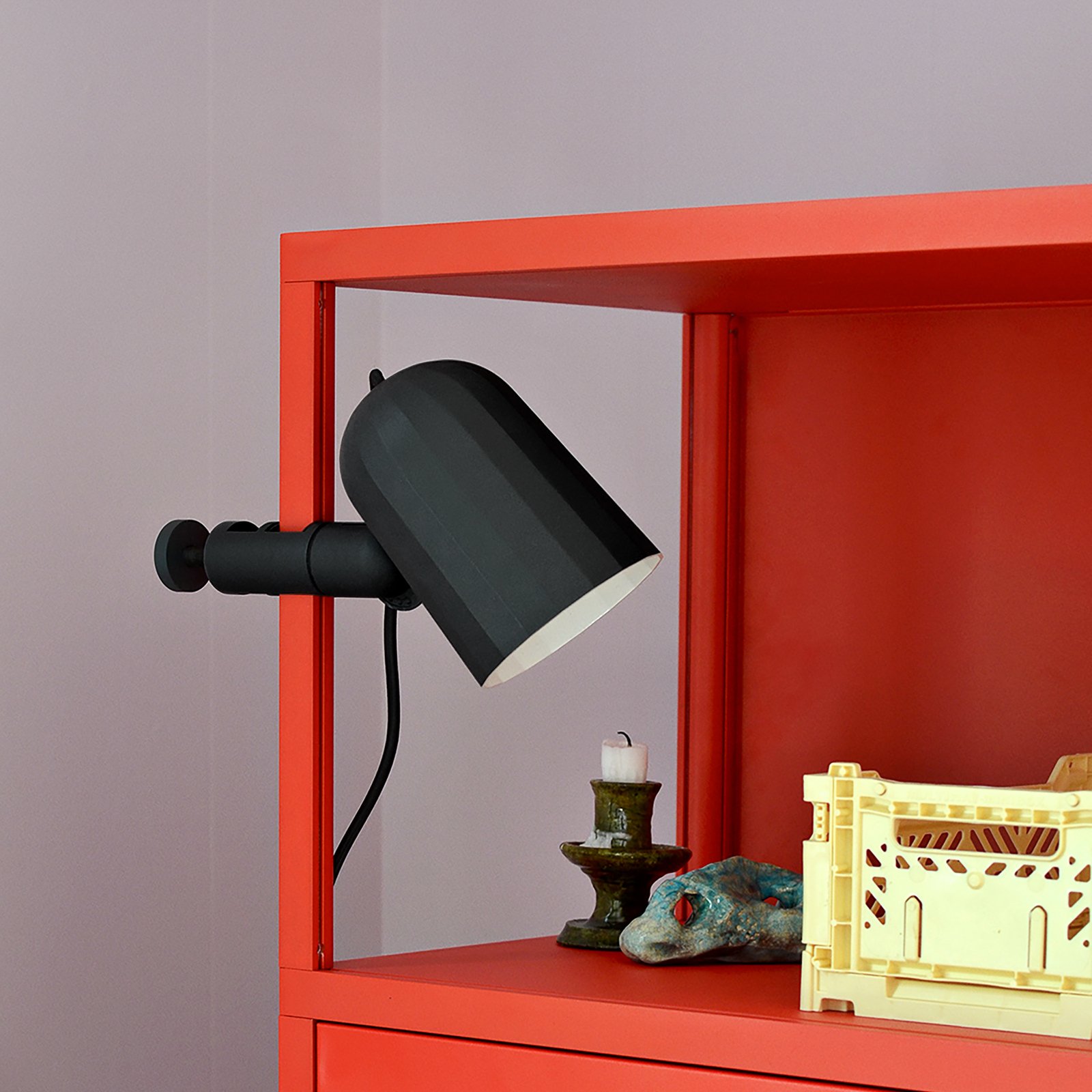 Noc Lampa s Klipem Dark Grey - HAY