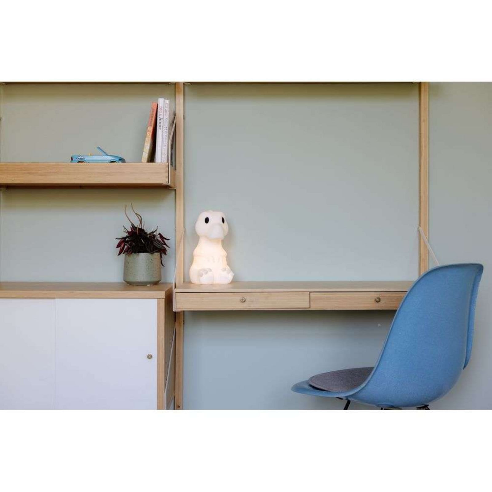 Rena First Light LED-batteridrevet bordlampe, hvid Mr Maria - Børneværelse - Ungdommelig - Plastik billede