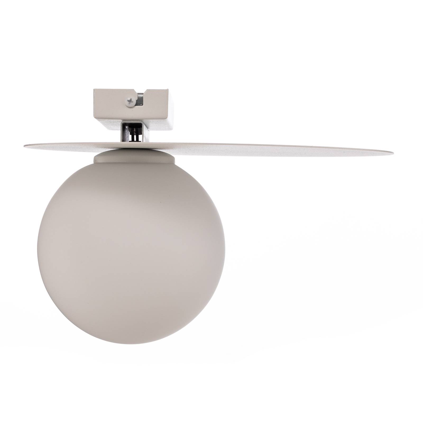 Lampa sufitowa Firn, okrągła, 1-punktowa, biała