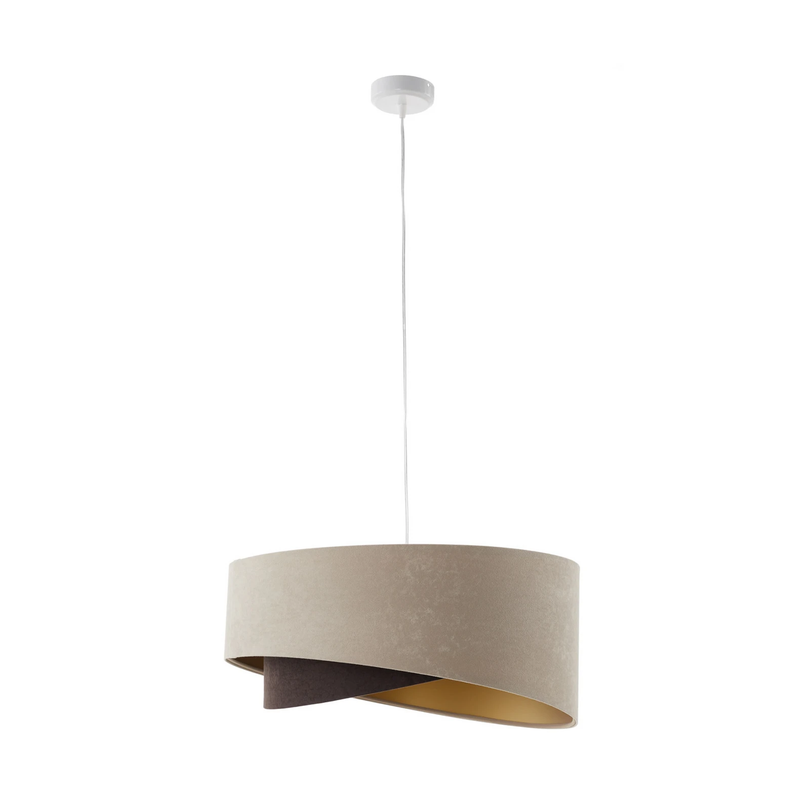Suspension Arianna en look stratifié, bicolore