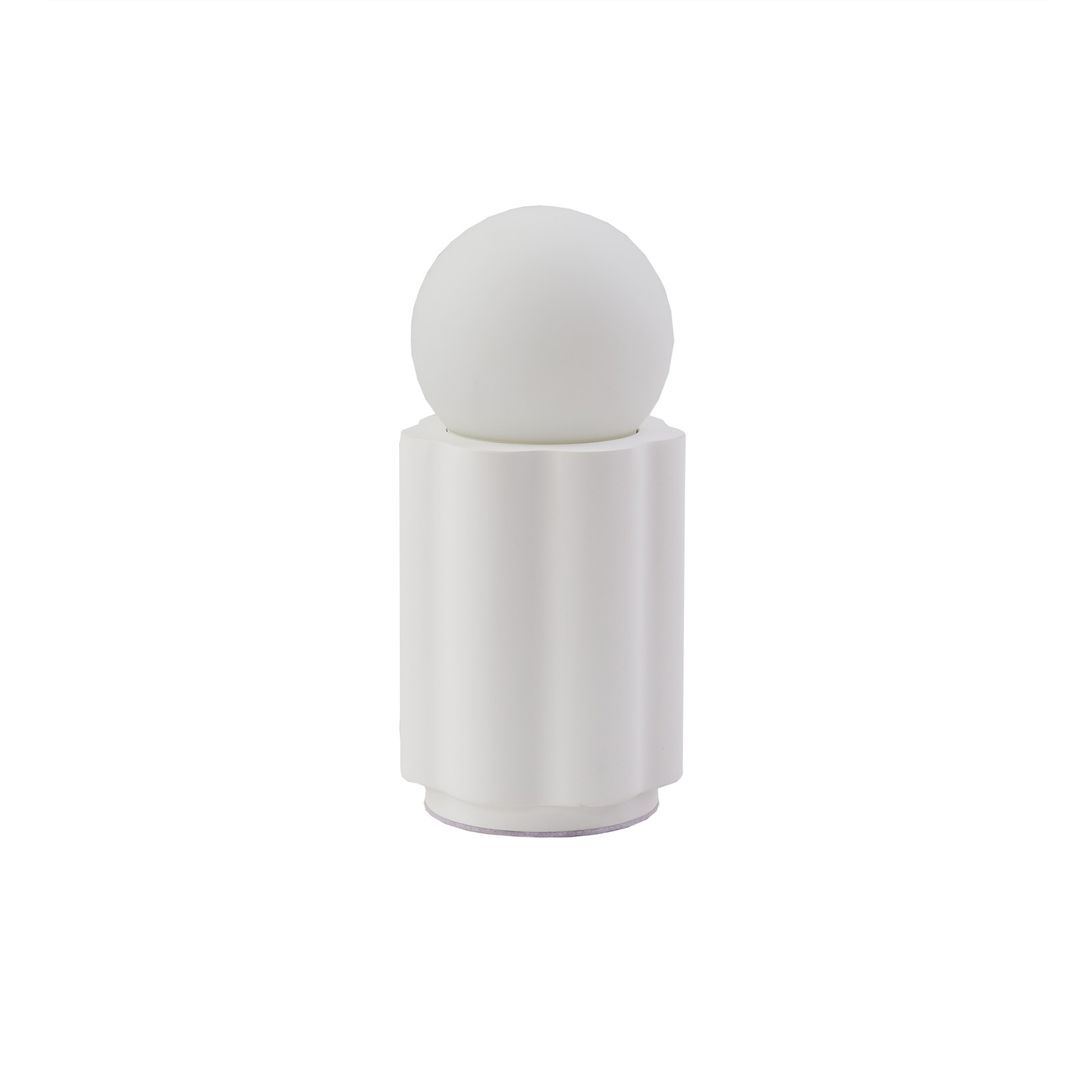 Lindby candeeiro de mesa Nielson, branco, altura do abajur 8,5 cm, gesso