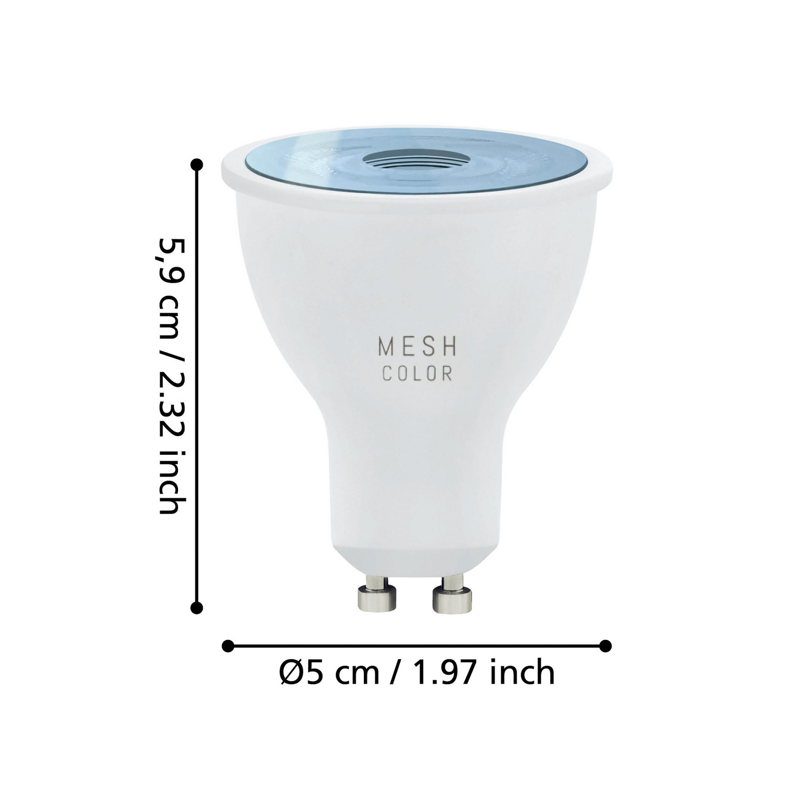 EGLO connect-z GU10 LED reflector 5W 345lm RGBW