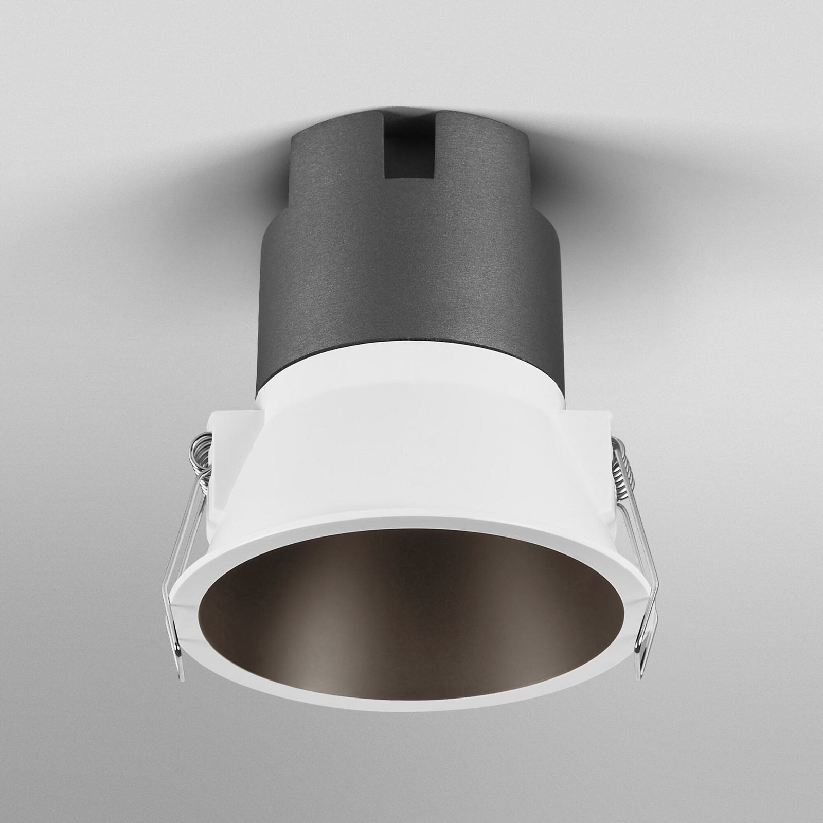 OSRAM LED-Einbauspot TWIST, weiß/schwarz 830 Ø 9,3 cm Metall