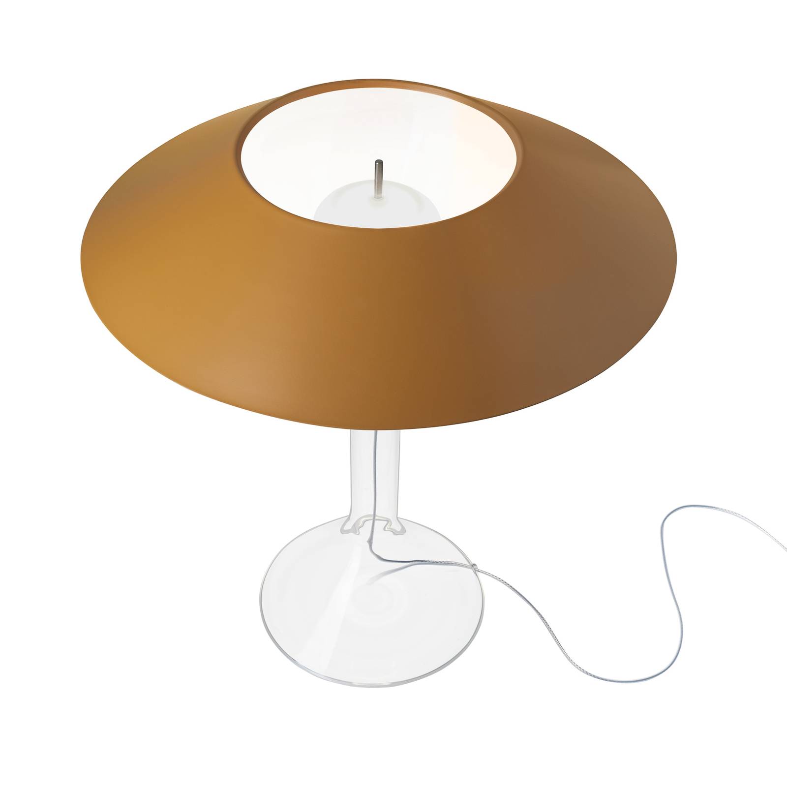 Foscarini LED-Tischleuchte Chapeaux M, ockergelb