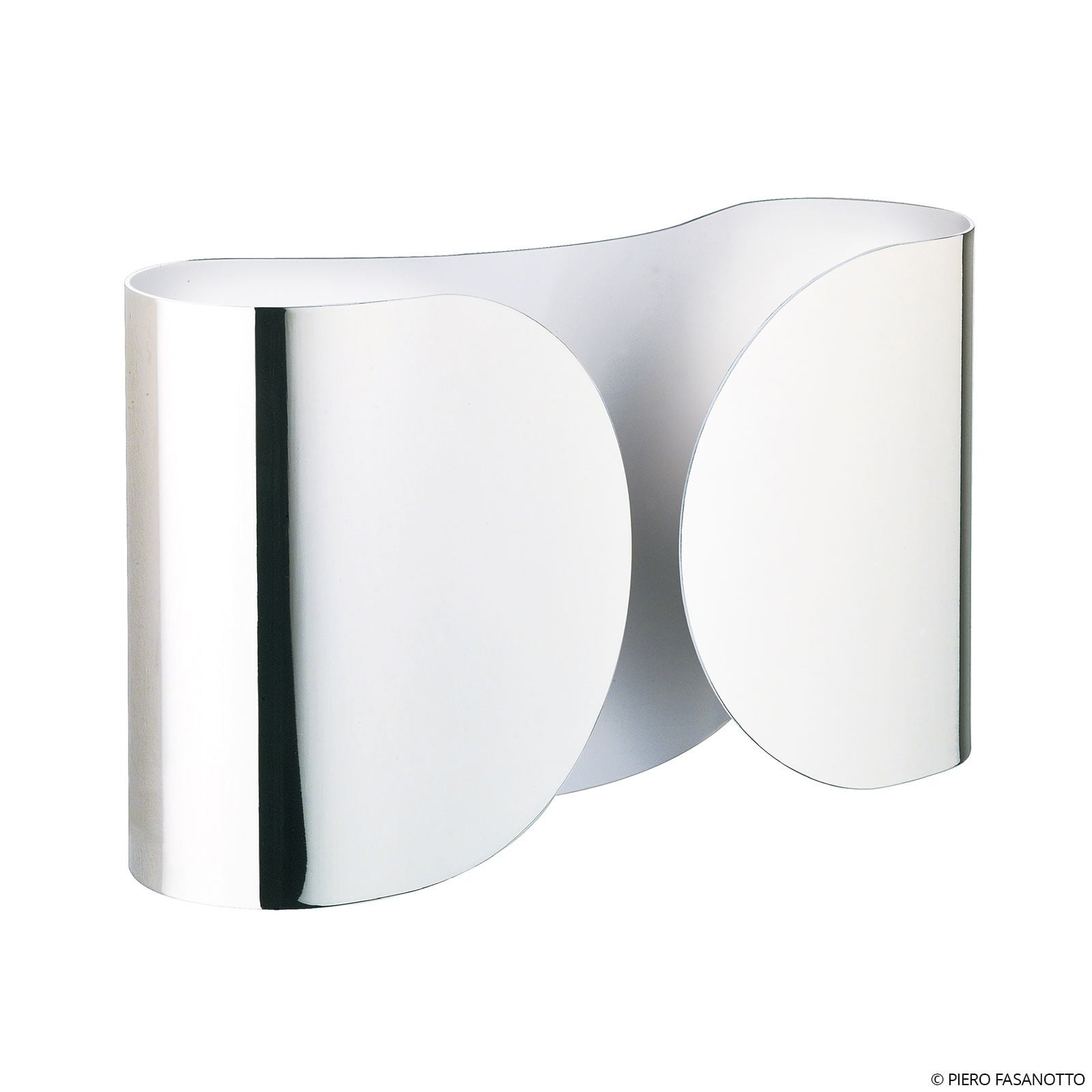 Foglio Væglampe Chrome - Flos - Stue - Design - Metal - Kantet