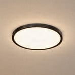 Lindby Smart Plafoniera LED Pravin, Ø 40 cm, CCT, nero