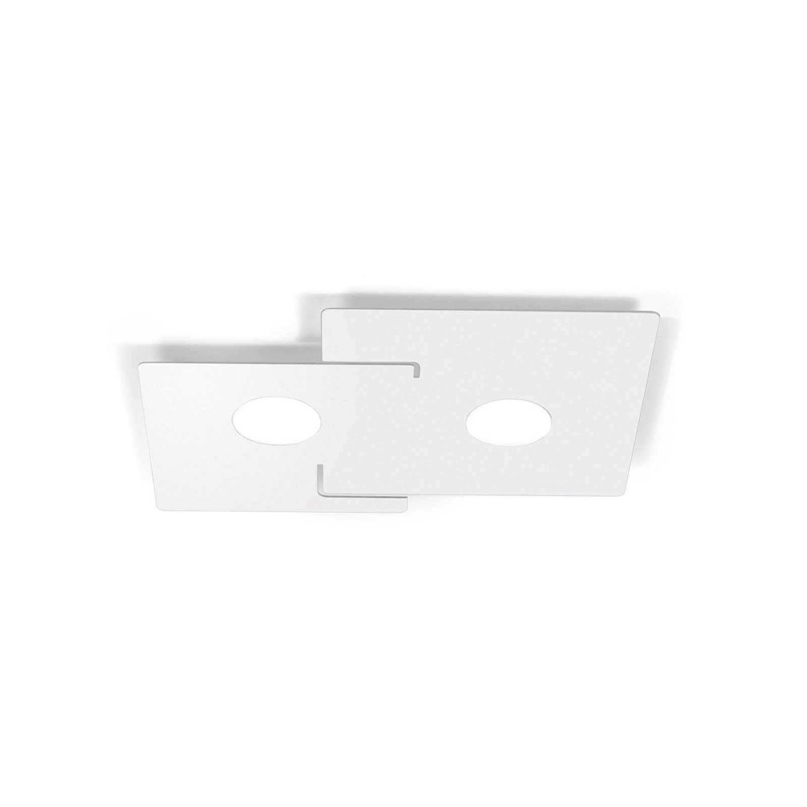 austrolux Kolarz Plafonieră pătrată alb lungime 44 cm metal - Camera de zi / sufragerie - design