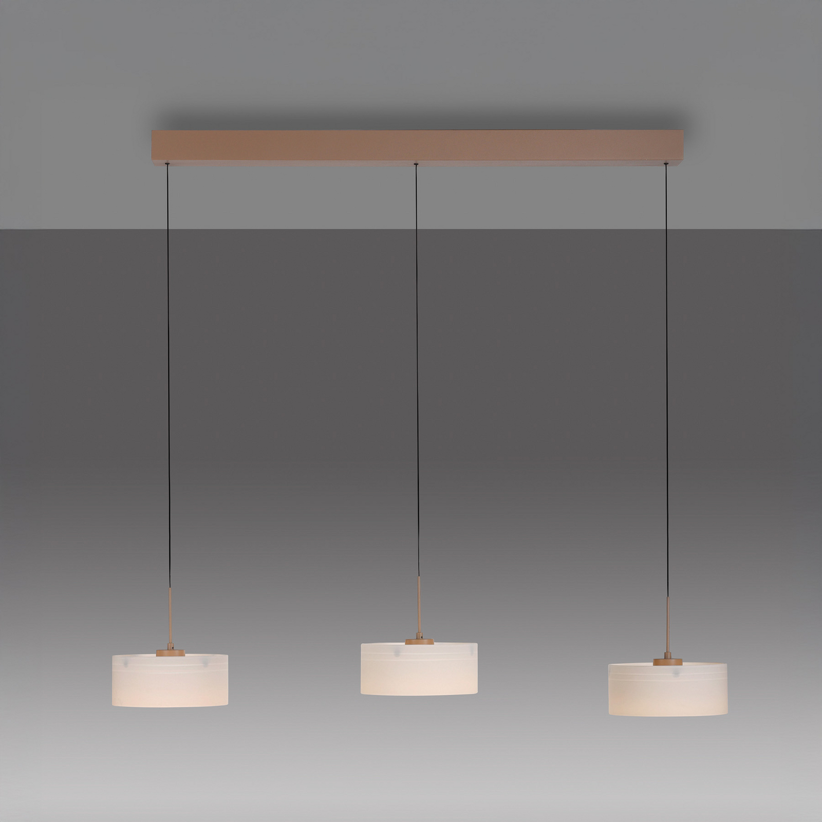 LED pakabinamas šviestuvas „MARIKA“, smėlio spalvos/baltas, 105 cm, 3 lemputės, LED pakabinamas šviestuvas „MARIKA“, smėlio spalvos/baltas, 105 cm, 3 lemputės,