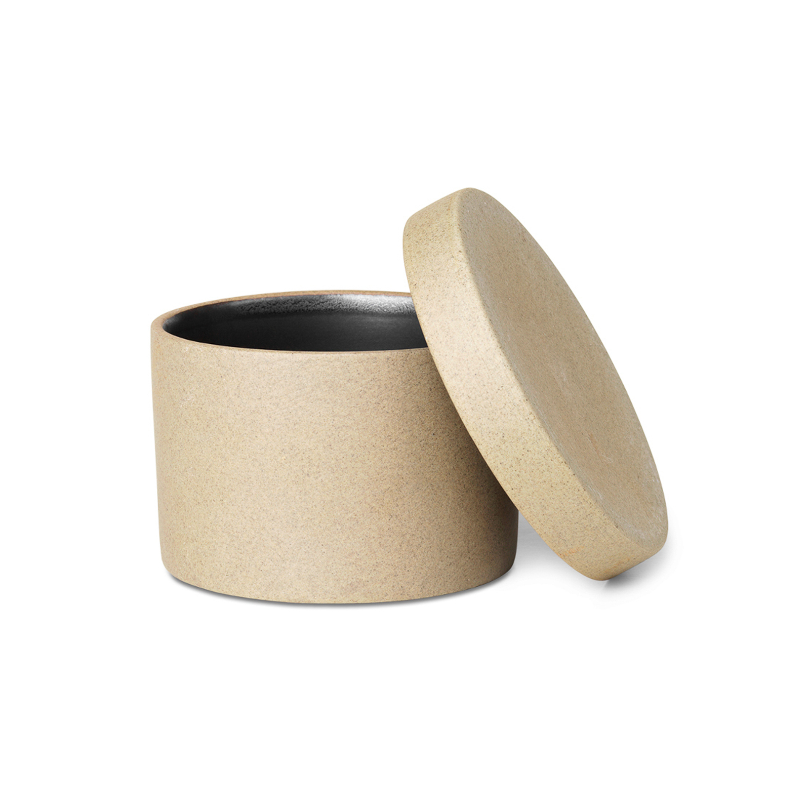 ferm LIVING Récipient Bon, hauteur 6,5 cm, beige, porcelaine