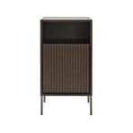 Table d'appoint Vipp672, bois foncé, hauteur 60 cm, chêne - Vipp