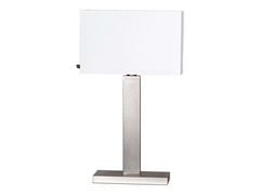 Prime Tischleuchte H69 Brushed Steel/White - By Rydéns
