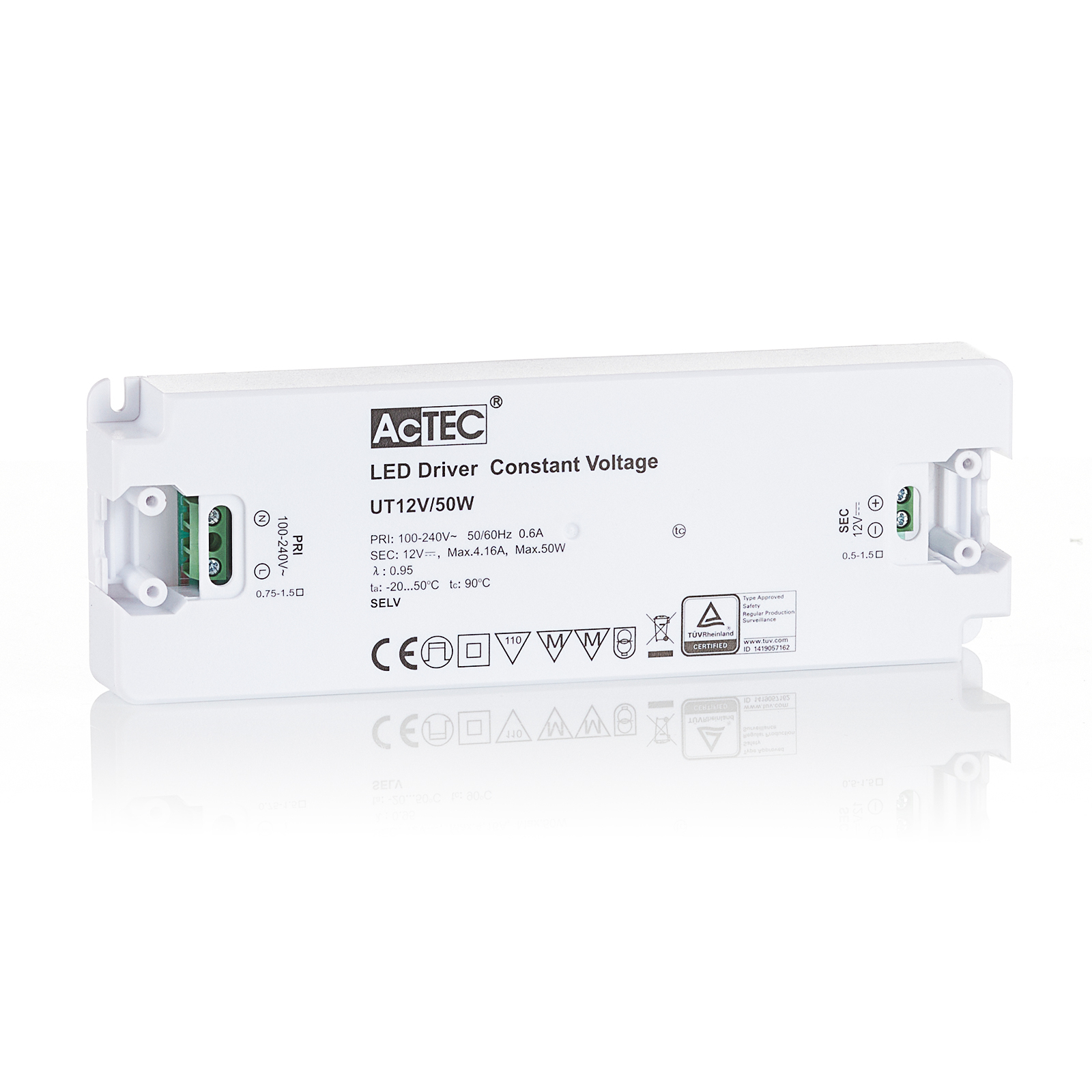 AcTEC Slim sterownik LED CV 12V, 50W