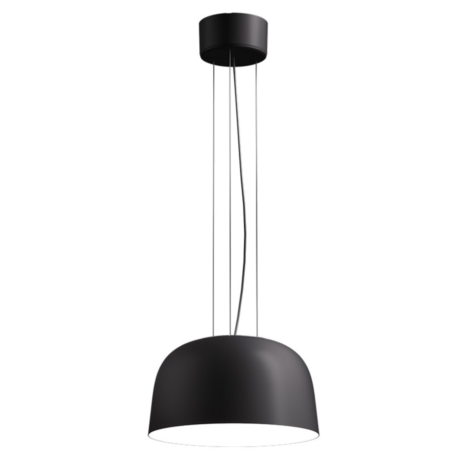 LED viseća svjetiljka Sva 840 Dali Ø 35,6cm crna