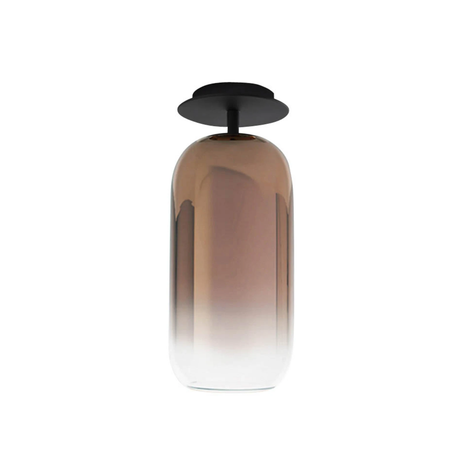 "Artemide Gople Mini" lubinis šviestuvas, varis/juoda