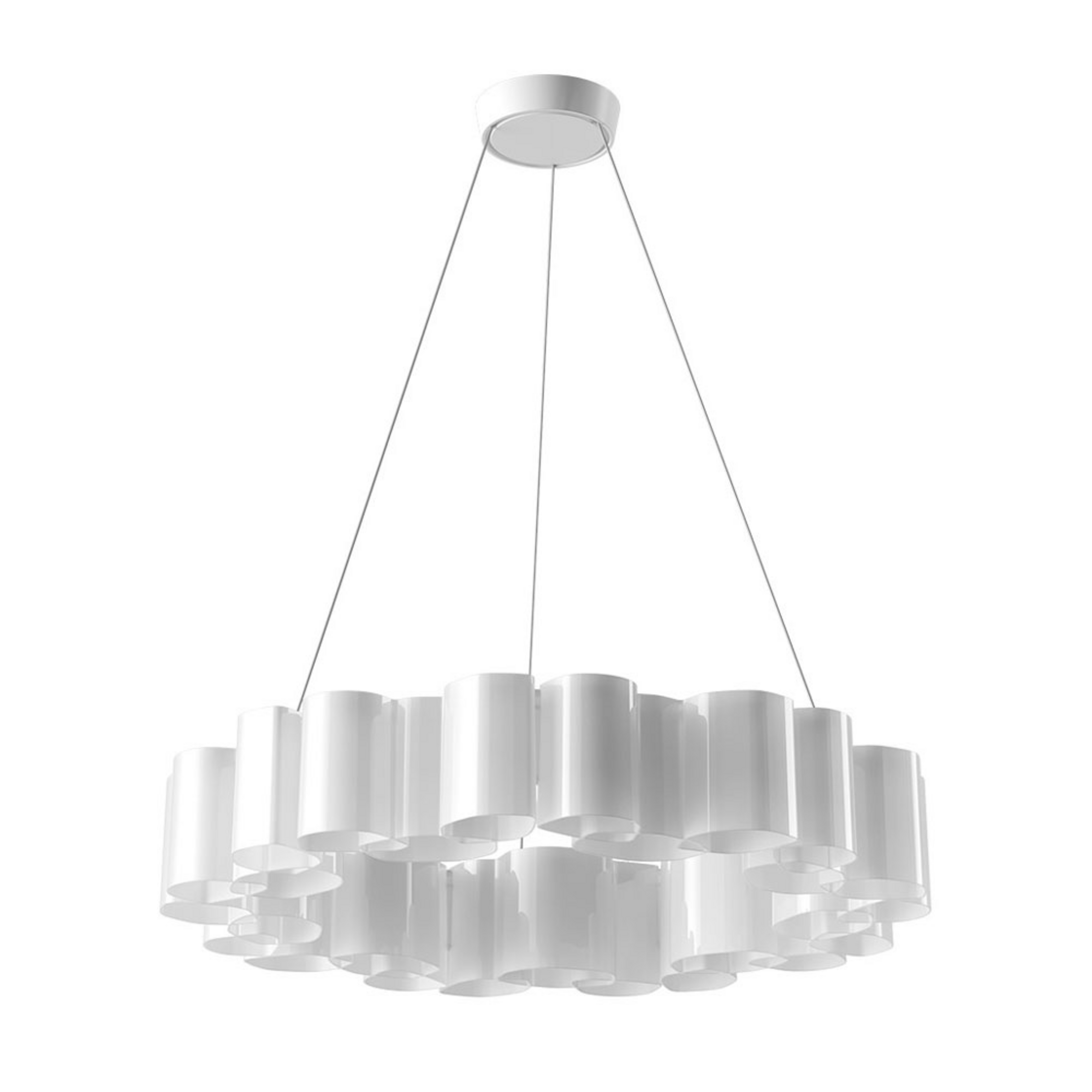 Honey LED pendant light, dimmable, round, 86 cm - Stilnovo