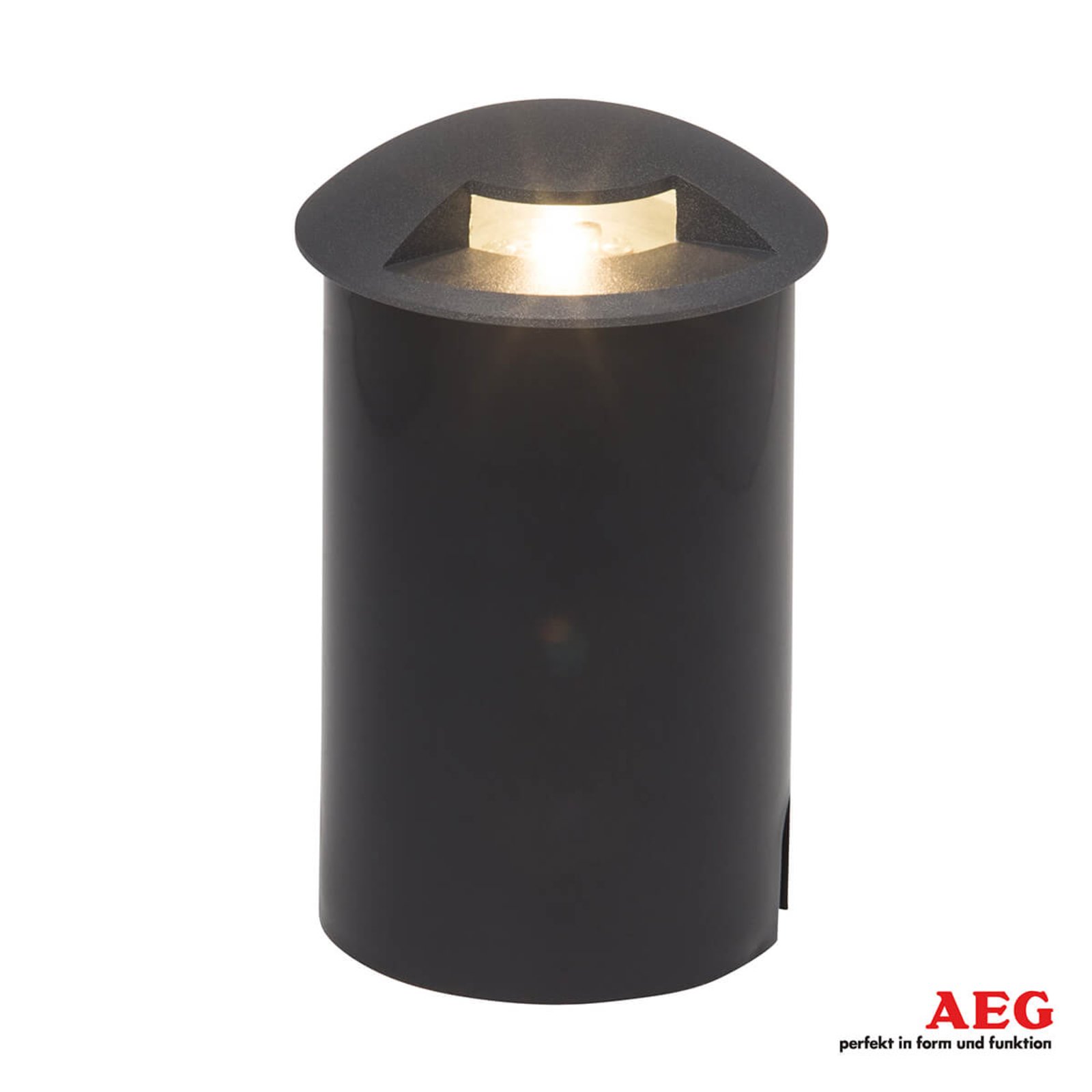 AEG Tritax - LED deck light, one-sided, aluminium, plastic, glass, 3 W, energy efficiency: A+, H: 2 cm
