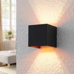 ELC Jördis vägglampa, G9, kantig, svart