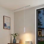 Hanglamp Lindby Linaro, 20 cm, wit, 1-fase, GU10