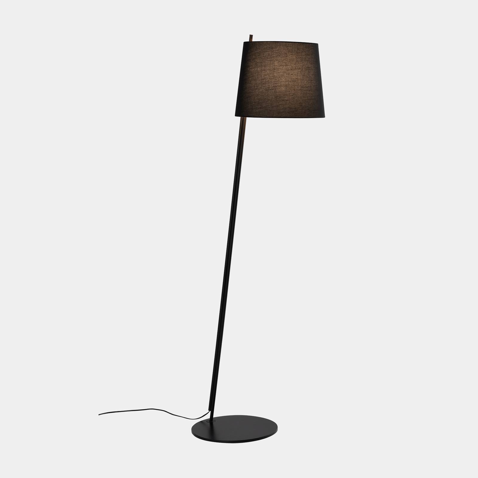 E-shop LEDS-C4 Clip stojaca lampa 158 cm tienidlo čierna