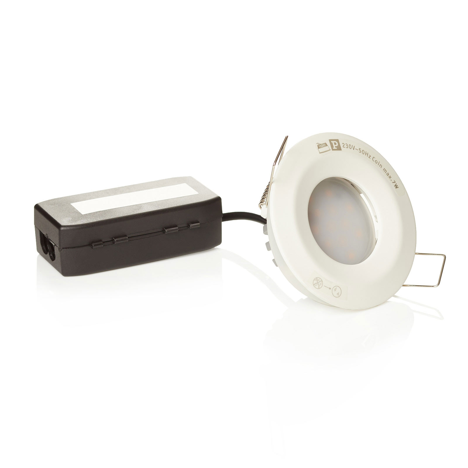 Paulmann Coin Slim lampă LED încastr. IP65, dim
