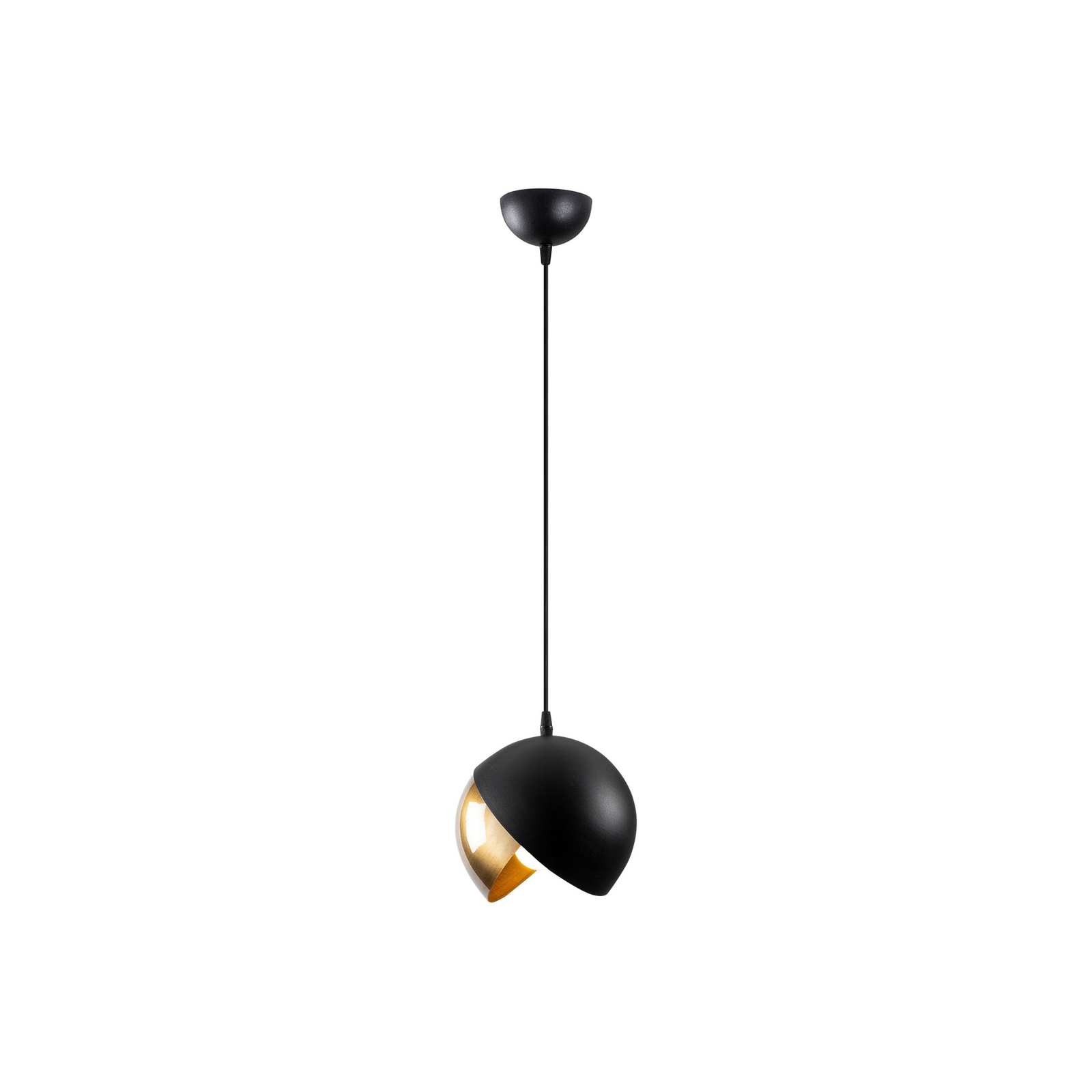 Hanglamp Berceste 252-S Ø20cm zwart/goud