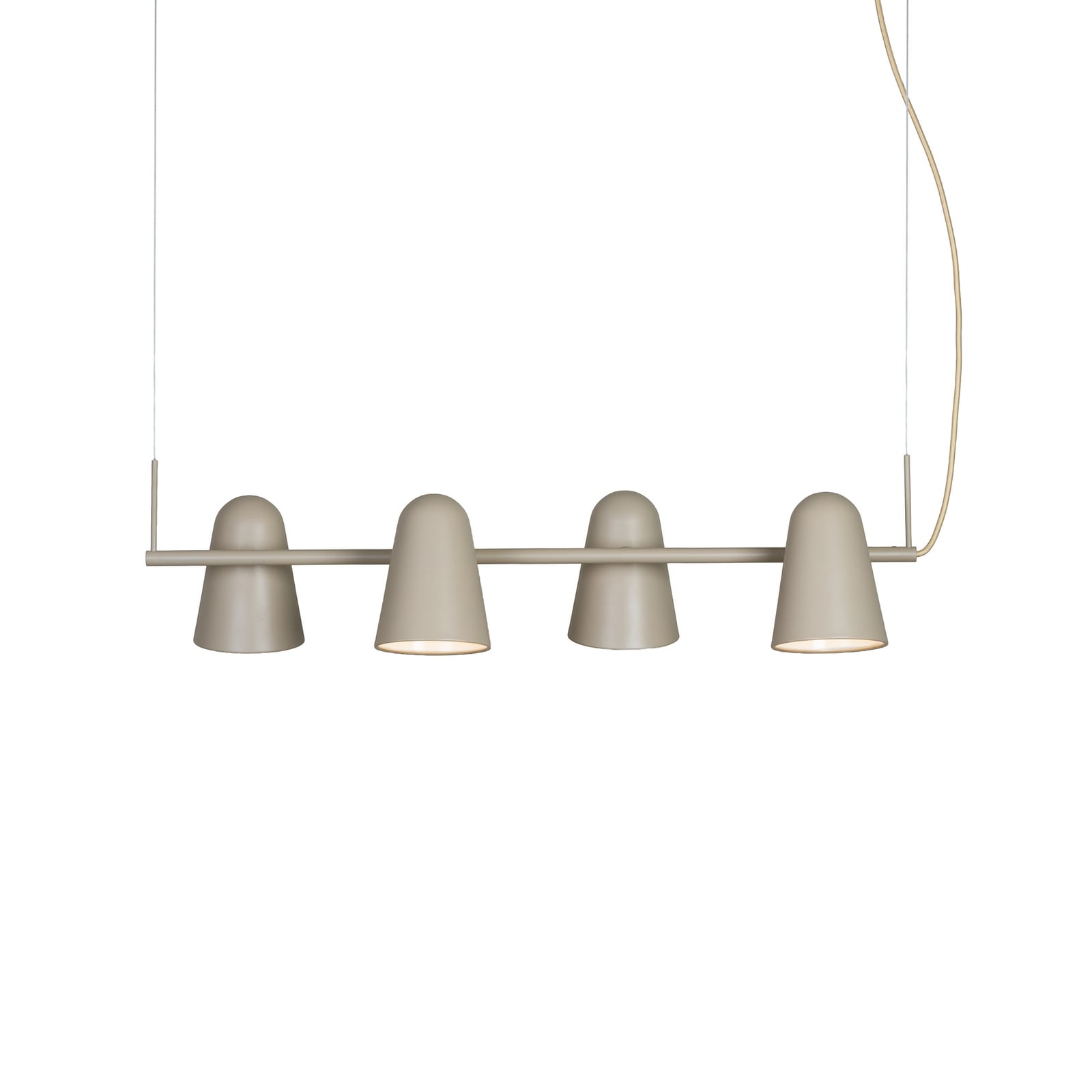 IT'S ABOUT ROMI hanglamp Salamanca, zandkleurig, lengte 80 cm IT'S ABOUT ROMI hanglamp Salamanca, zandkleurig, lengte 80 cm