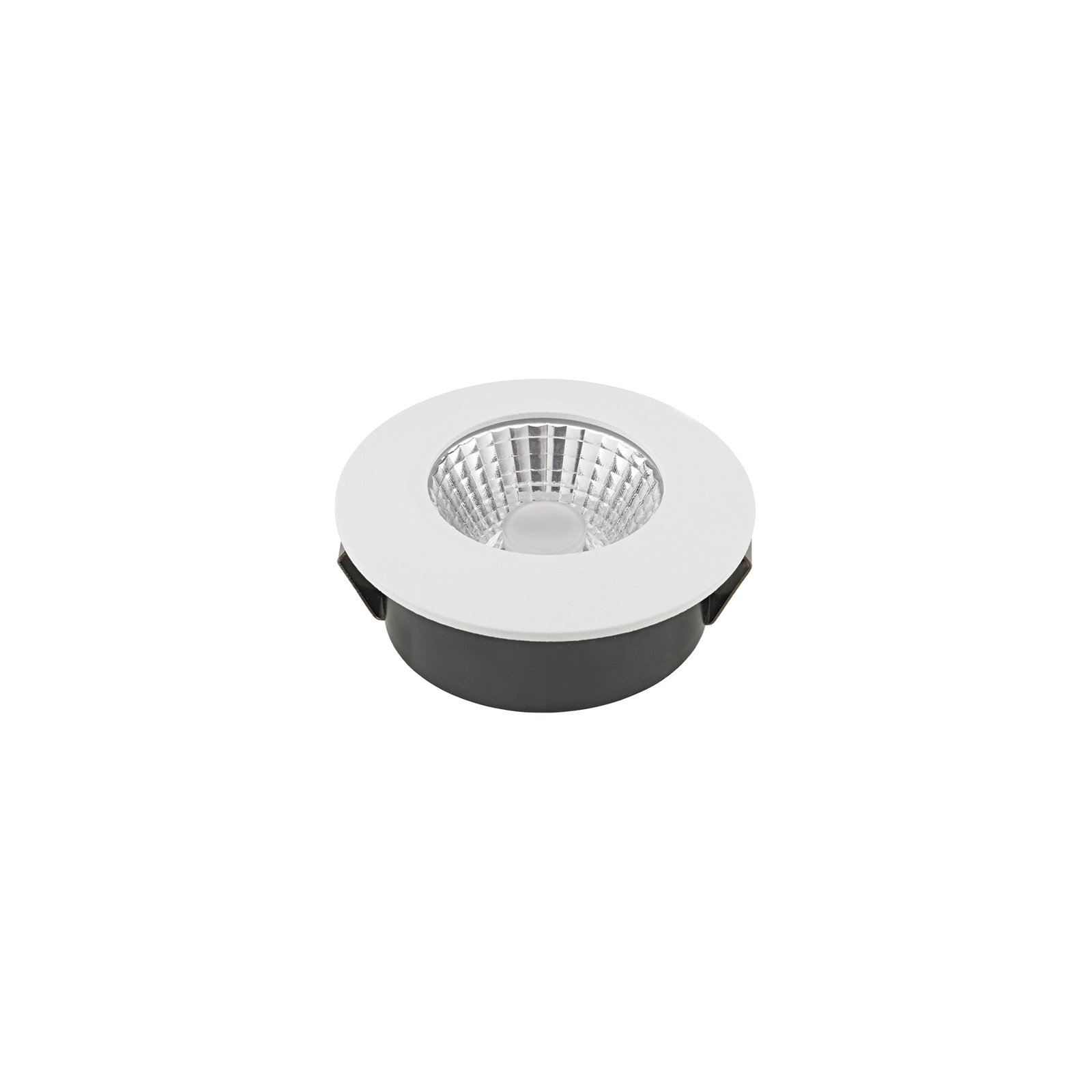 LED bodový podhľad Diled, Ø 6,7 cm, Dim-To-Warm, biely