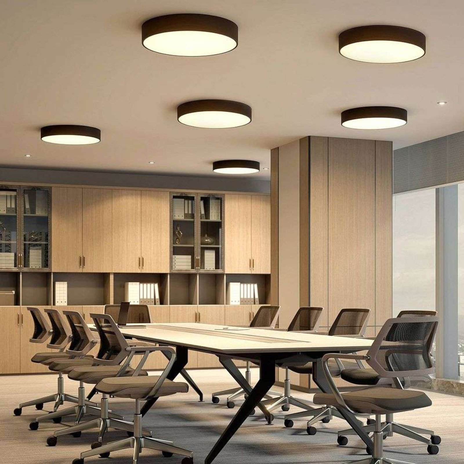 Noabelle LED Stropní Lampa Ø60 Black - Arcchio